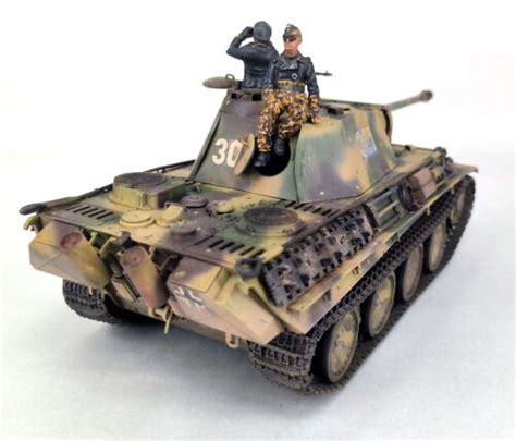 German Wwii Panther Ausf G Late Version With 2 Crew Floz 135 Built