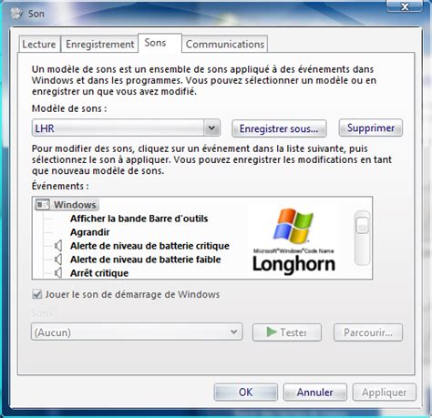 Windows Longhorn Sound Scheme Download
