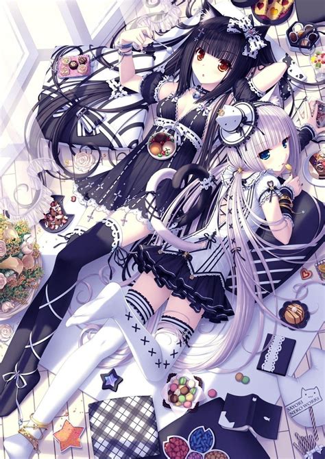 Check out amazing neko artwork on deviantart. neko girls - Anime Photo (24453825) - Fanpop
