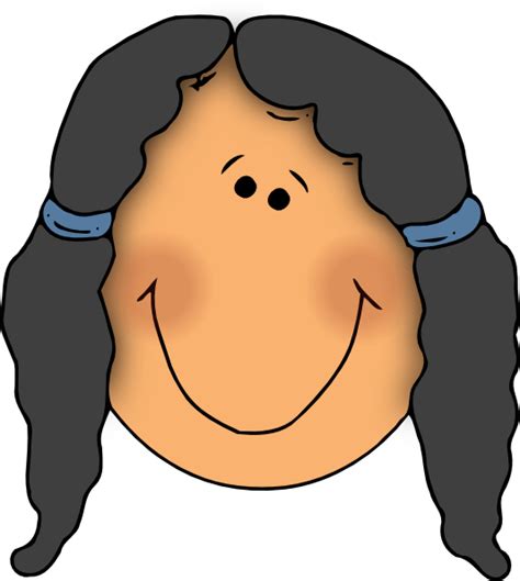 Cartoon Girl Faces Clipart Best