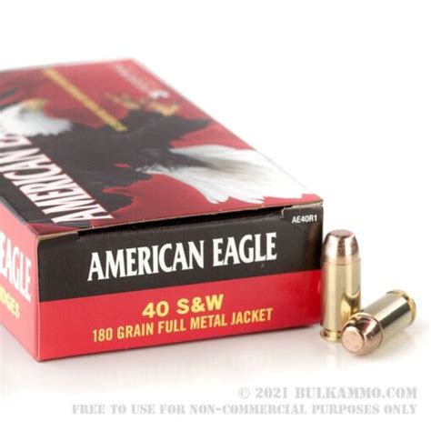 40 Sandw 180 Gr Fmj Federal American Eagle Gun Ammo