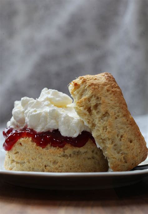 Traditional British Scones Slightly Sweet And Best Served With Jam And Cream