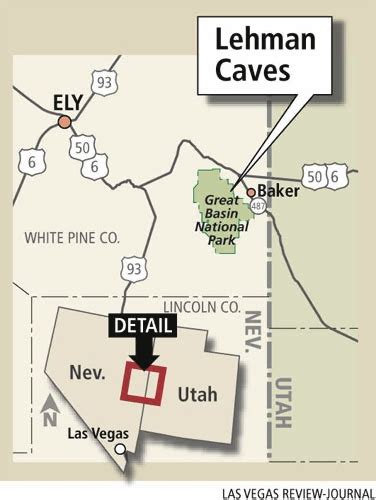 Lehman Caves Map