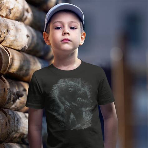 Bigfoot Shirt Kids Etsy