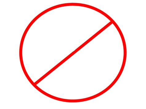 Choose from over a million free vectors, clipart graphics, vector art images, design templates, and illustrations created by artists worldwide! Red Circle With Line Through It - ClipArt Best