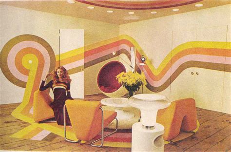 Gold Country Girls Colorful 70s Interiors 70s Interior Retro