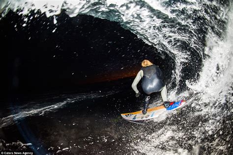 Leroy Bellet Captures Photos Of Surfers Riding Waves From Inside The