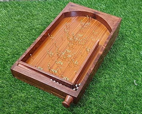 Rafi Crafts Bagatelle Diy Pinball Traditional Wooden Crafted Tabletop