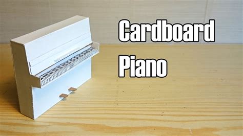 Soaches Builds Cardboard Piano Youtube