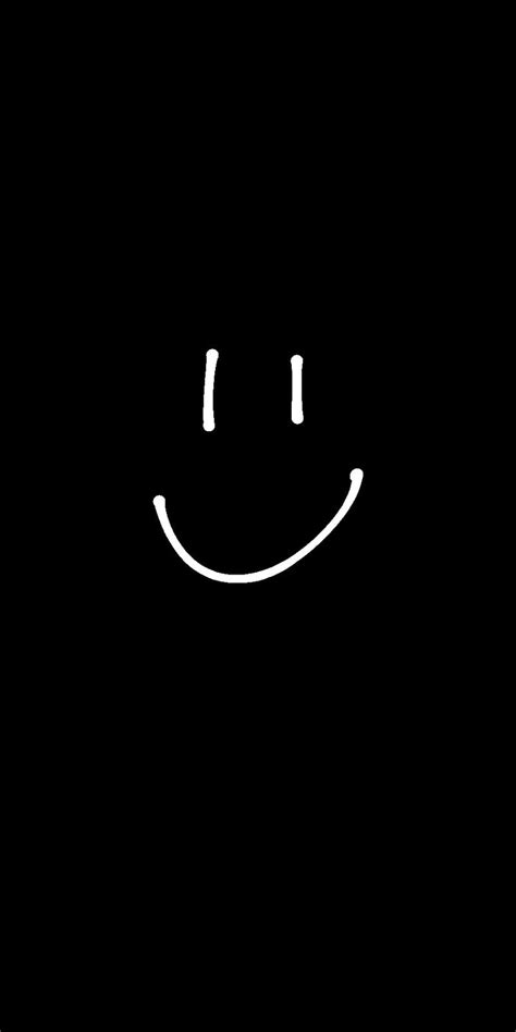 Smile Wallpaper Black