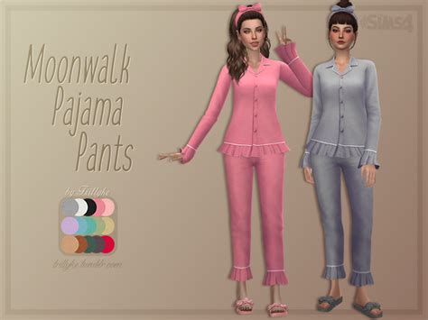 The Sims Resource Trillyke Moonwalk Pajama Pants