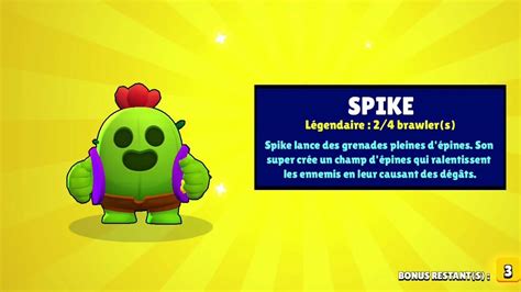 Please contact us if you want to publish a brawl stars spike. JE DEBLOQUE SPIKE BRAWL STARS (épic réaction) - YouTube
