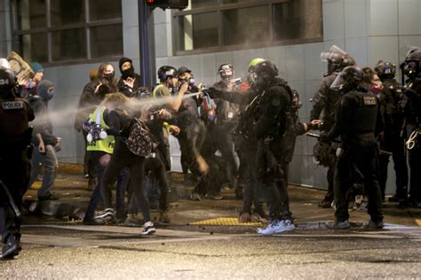 Police Violence At Portland Protest Escalates To Firebombs