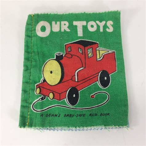 Deans Rag Book Our Toys Train Baby Safe Made In Great Britain Etsy