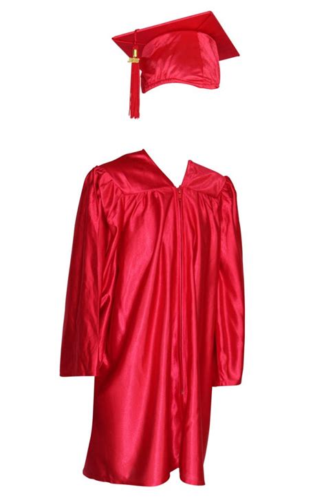 Preschool Cap And Gown Red Satin Celtic Graduations