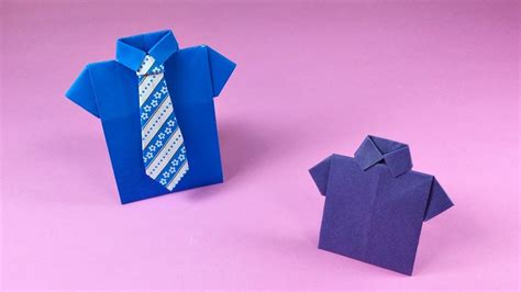 Camisa De Origami Enfeite Dobradura De Papel Passo A Passo Youtube