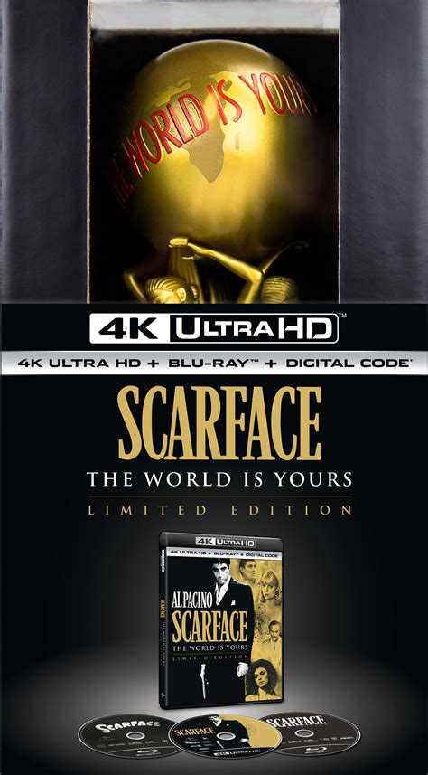 Best Buy Scarface Limited Edition Includes Digital Copy 4k Ultra