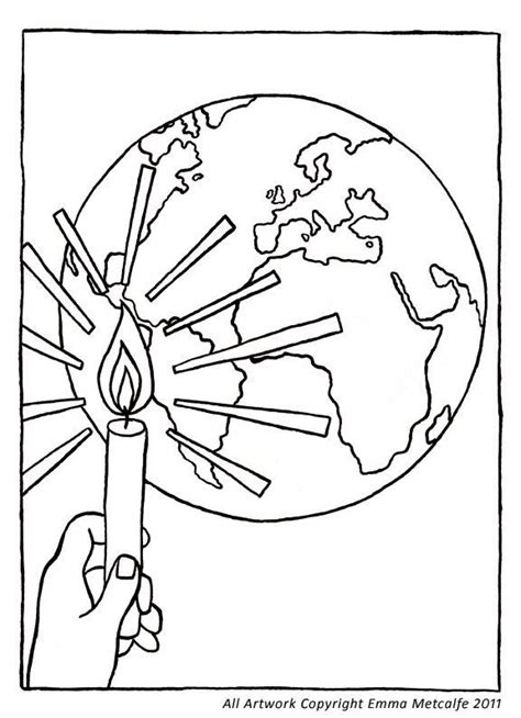 You can paint this sheet any time to teach your children about environmental awareness. Coloring Pages Of Jesus Light World Sketch Coloring Page ...