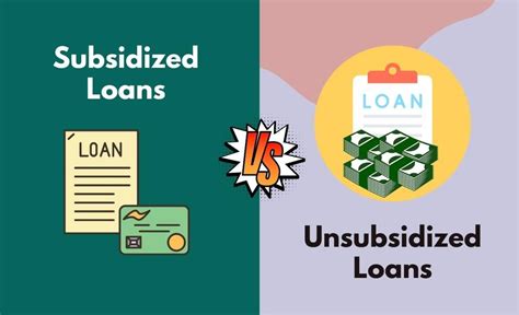 Subsidized Vs Unsubsidized Loans Whats The Difference Diffzy
