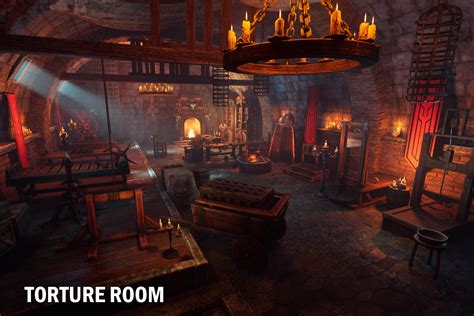 torture room 3d dungeons unity asset store