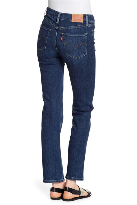 Levis Denim 314 Shaping Straight Leg Jeans 30 34 Inseam In Blue Lyst