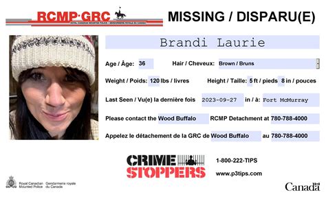 Wood Buffalo Rcmp Looking For Missing Year Old Female Cruz Fm