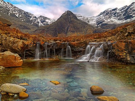 Find your perfect desktop wallpaper for your pc or laptop! Fairy Pools, Isle Of Skye Scotland Desktop Wallpaper ...