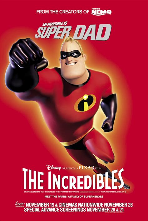The Incredibles Of Mega Sized Movie Poster Image IMP Awards