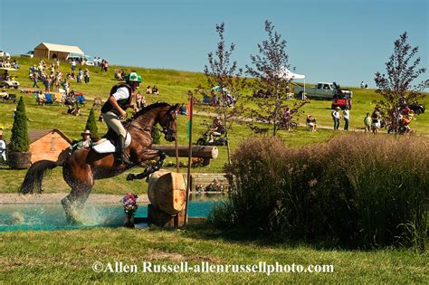Cross Country Event In Eventing Competition At The Event
