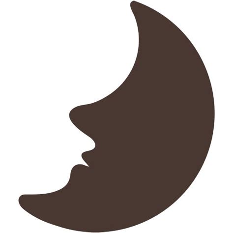First Quarter Moon W Face This Beautiful Icon Was Created With The