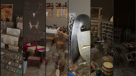 Medieval Props Kit In Props Ue Marketplace