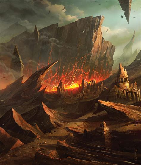 Mtg Art Tectonic Edge Expeditions From Battle For