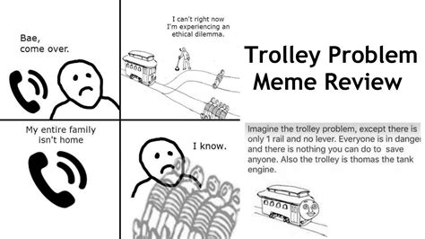 Trolley Problem Meme Review With Vegan Space Scientist YouTube