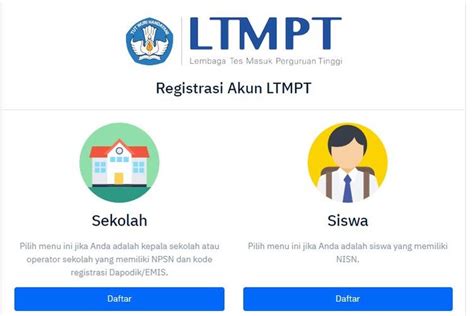 Login Portalltmptacid Simak Cara Registrasi Akun Ltmpt Snmptn 2021
