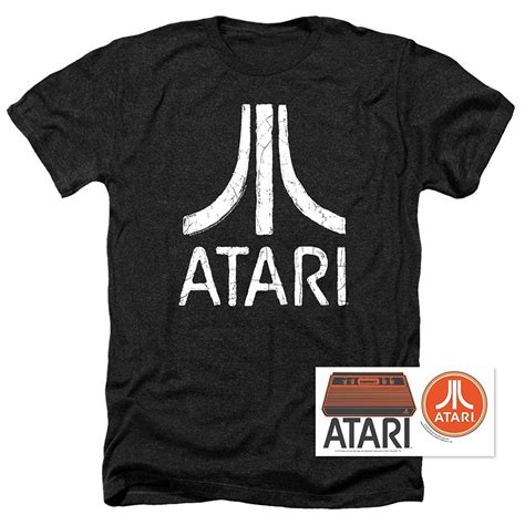 Atari Video Game Retro Logo Vintage Gaming Console T Shirt And Stickers