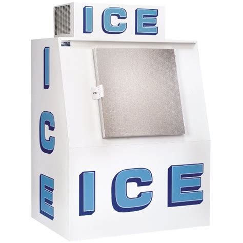 Polar Temp 380cw Cold Wall Outdoor Ice Merchandiser 38 Cu Ft Ice