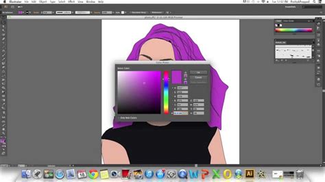 How To Create A Self Portrait Using Adobe Illustrator Cs6 Youtube