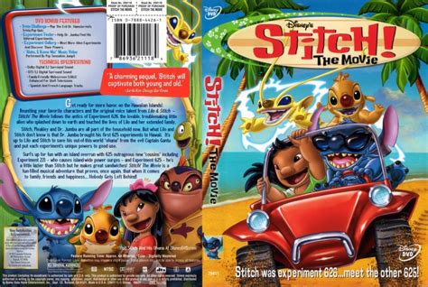 Stitch The Movie Dvd Cover Front And Back By Dlee1293847 On Deviantart
