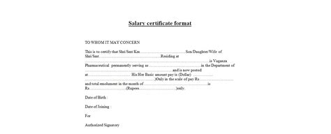 Check spelling or type a new query. Salary Certificate Format