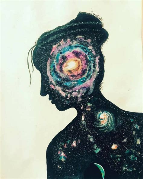 Entire Cosmos Lies Within Me Acrylic Painting Galaxy Art Acrylic