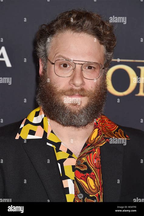 Hollywood Ca July 09 Seth Rogen Attends The Premiere Of Disney S The Lion King At The