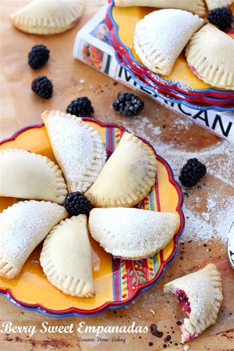 Berry Sweet Empanadas Flaky Pastry Pockets Filled With Creamy Ricotta