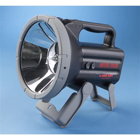 We would like to show you a description here but the site won't allow us. Motor Trend® 5 Million Candlepower Cordless Spotlight ...