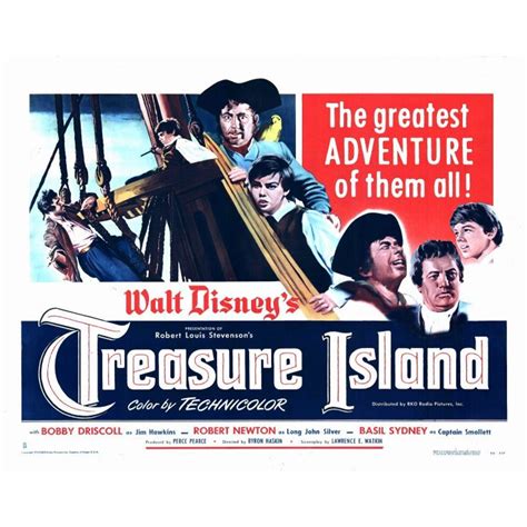 Treasure Island Movie Poster Style A 11 X 14 1950 Walmart