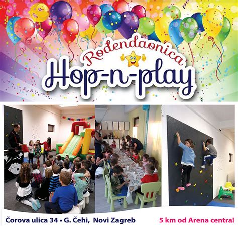 Rođendanska Proslava U Rođendaonici Hop N Play U Novom Zagrebu