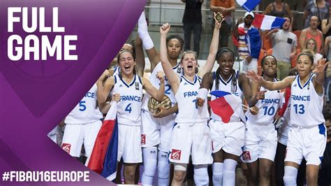 France V Hungary Full Game Final Fiba U16 Womens European Championship Division A 2017