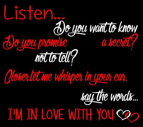Listen Closer Feelings Heart Love Romance Secret Together