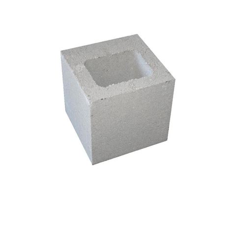Unbranded 8 In X 8 In X 8 In Standard Cored Concrete Block Concrete Blocks Concrete