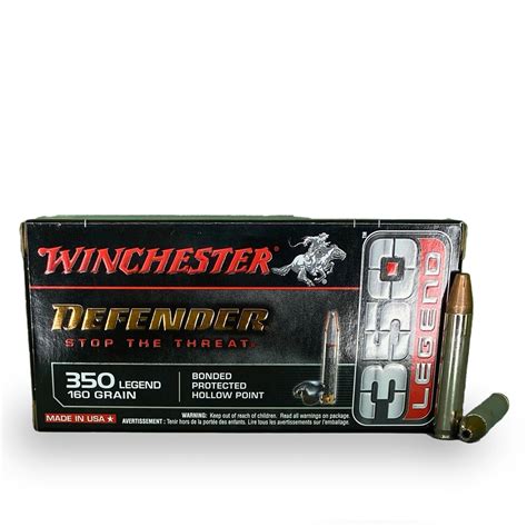 Winchester Defender 350 Legend 160gr Bphp 20 Rounds Elite Hunting Ammo