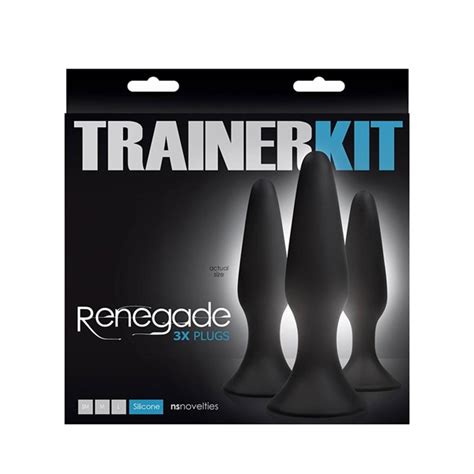 anal plug renegade trainer kit silikon plugs analplugs sex toys fetisch and sm bedarf